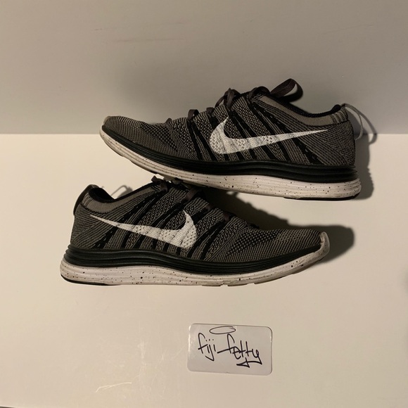 Nike flyknit 1 lunarlon oreo zebra Size 7 - Picture 4 of 7